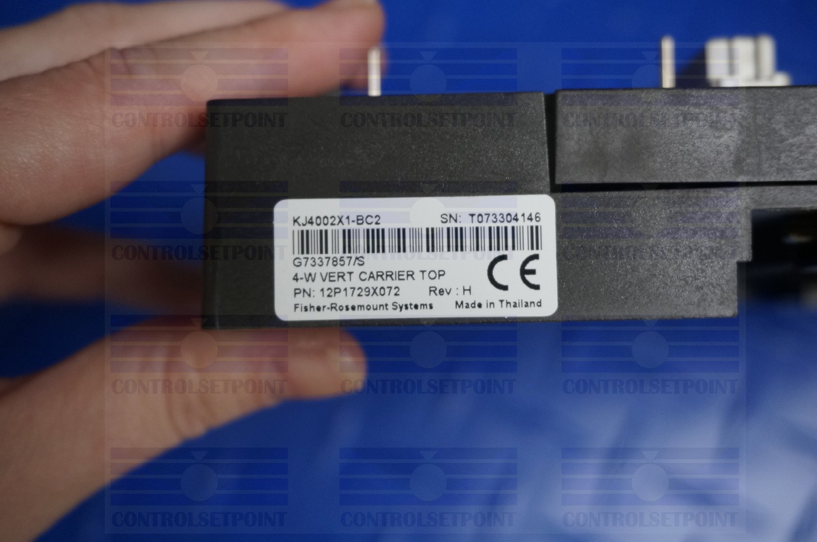 EMERSON DELTAV KJ4002X1-BC2 TOP 4 WIDE VERTICAL CARRIER VE3055M1 12P1729