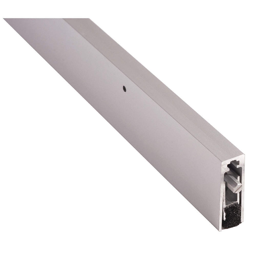 NATIONAL GUARD 222NA-48 Auto Door Bottom,48in.L,Aluminum 45DV94