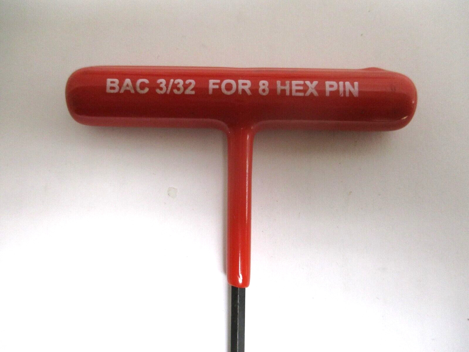 BAC , 3/32″ x 6″ , T-HANDLE ALLEN WRENCH , FOR 8 HEX PIN , LOT OF 5