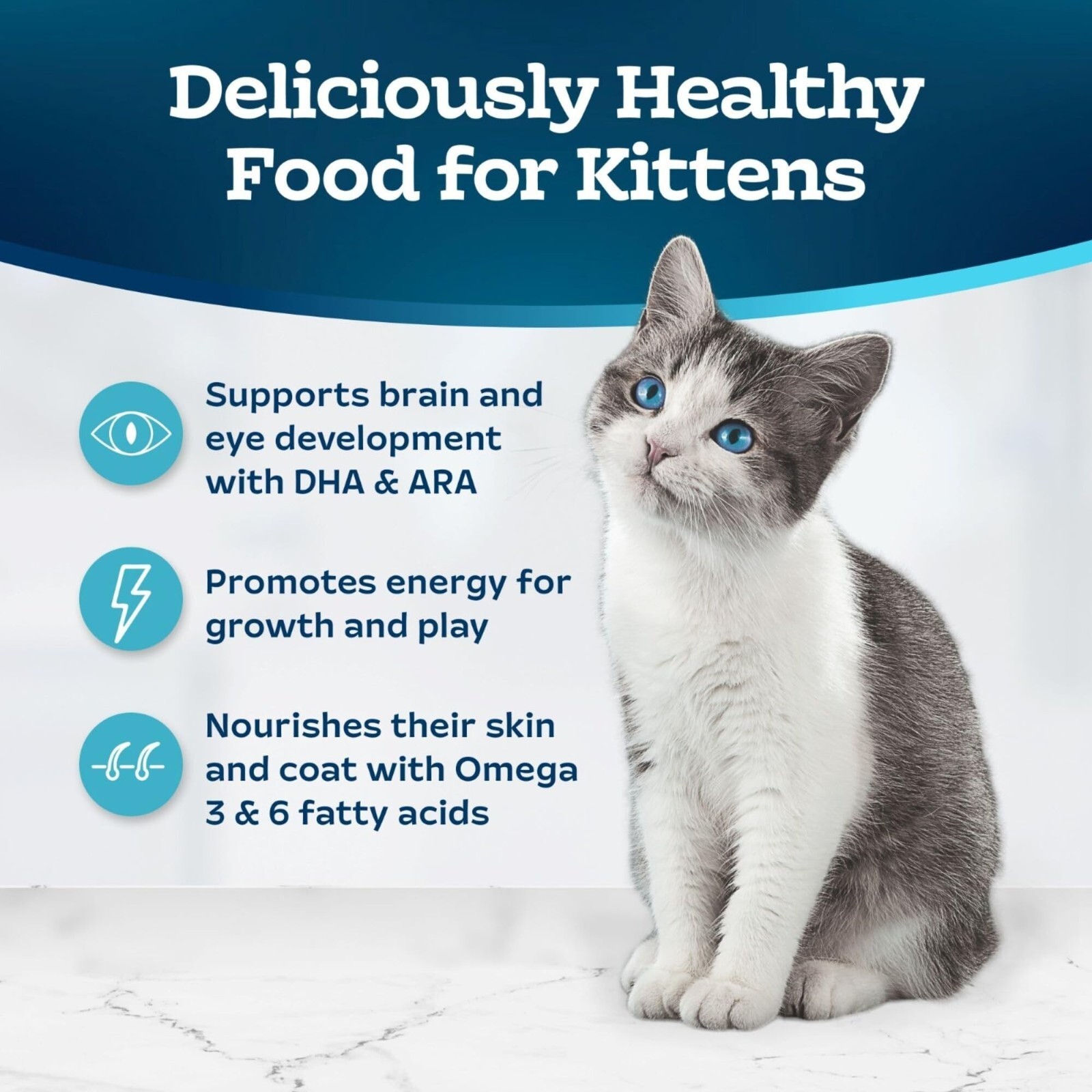 2PK -Blue Buffalo Tastefuls Kitten Dry Food – Natural, Chicken & Brown Rice, 7lb