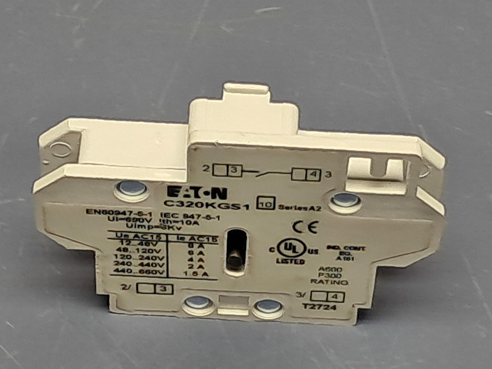 EATON CUTLER HAMMER C320KGS1 Side Mount Auxiliary Contact Freedom Series