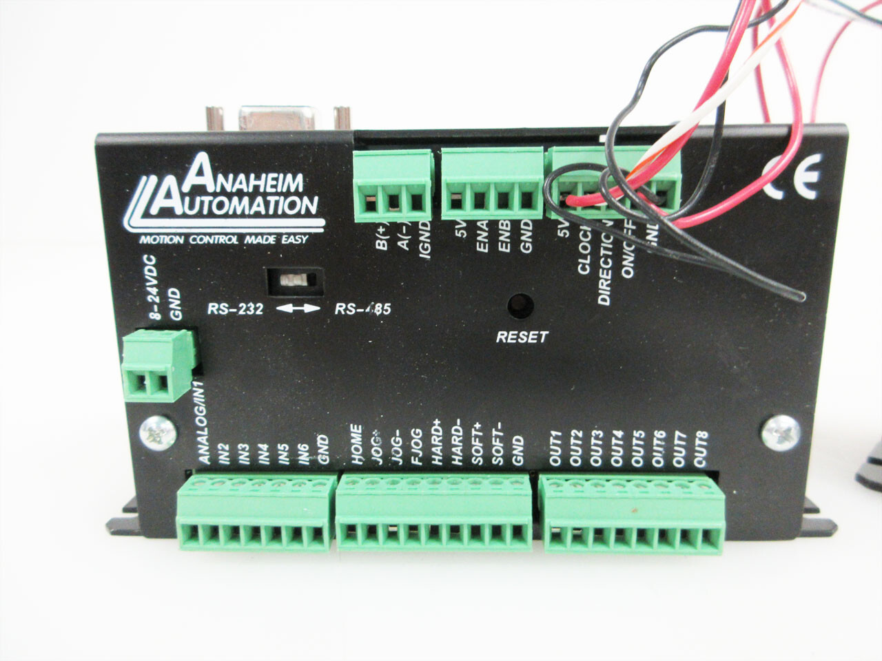 ANAHEIM AUTOMATION MOTION PCL601XCE CONTROLLER DRIVER MBC05641 34Y307S-LW8 MOTOR