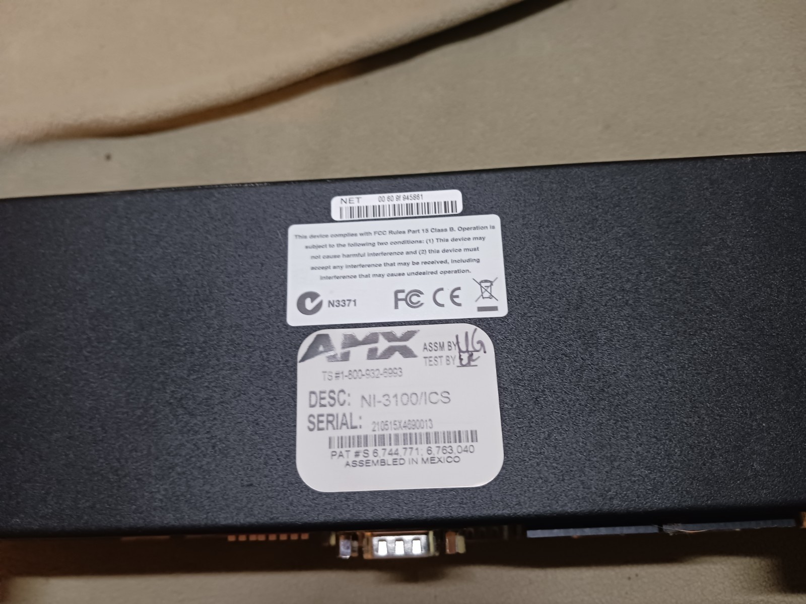 AMX NI-3100 NetLinx Controller