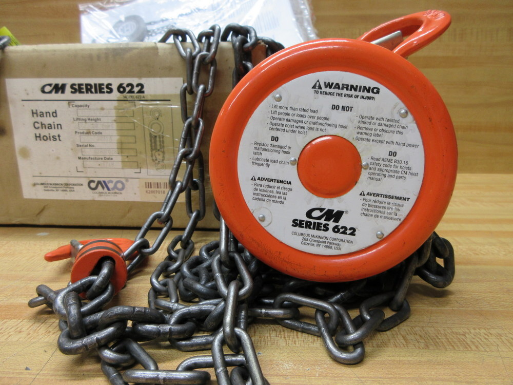 Columbus McKinnon 2231A 1/2T Hand Chain Hoist 622-A