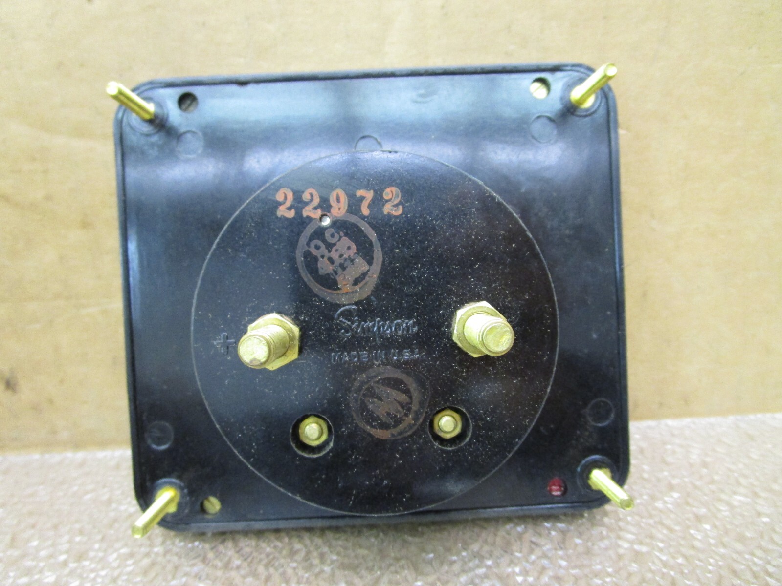 New Open Box Simpson 0~15 Amperes DC Amp Meter Thermatool 51773HM