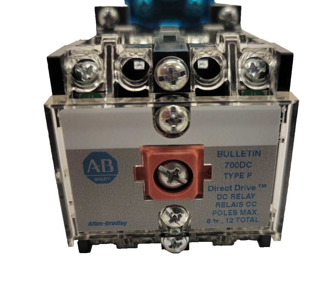 Allen Bradley Bulletin 700DC-P600Z24 Rail Mounted Relay, 6 NO