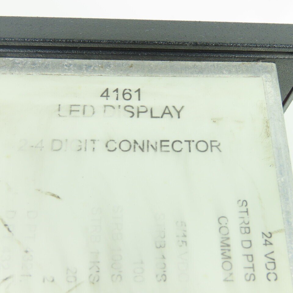 Total Control 4161-3-24 LED Display Operator Interface 2-4 Digit Connector REV H