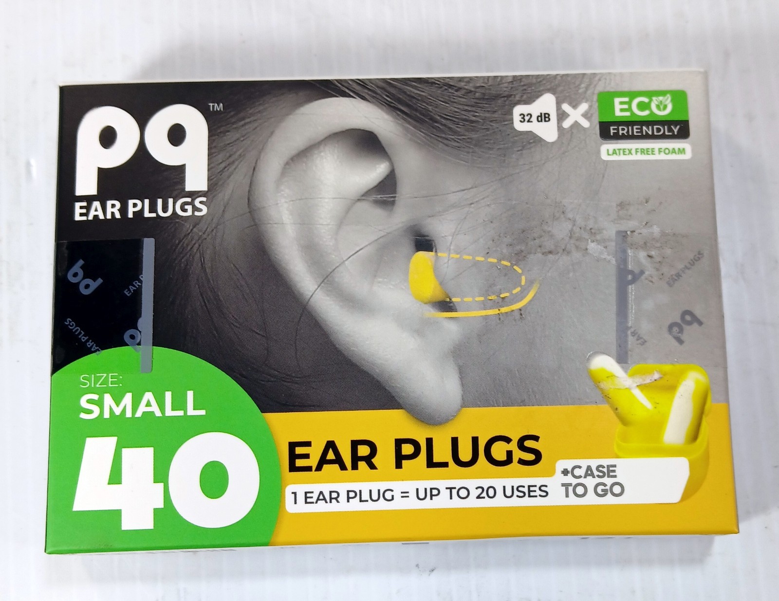 1 NEW PEACE & QUIET 860010627648 40 COUNT SMALL EARPLUGS NIB ***MAKE OFFER***
