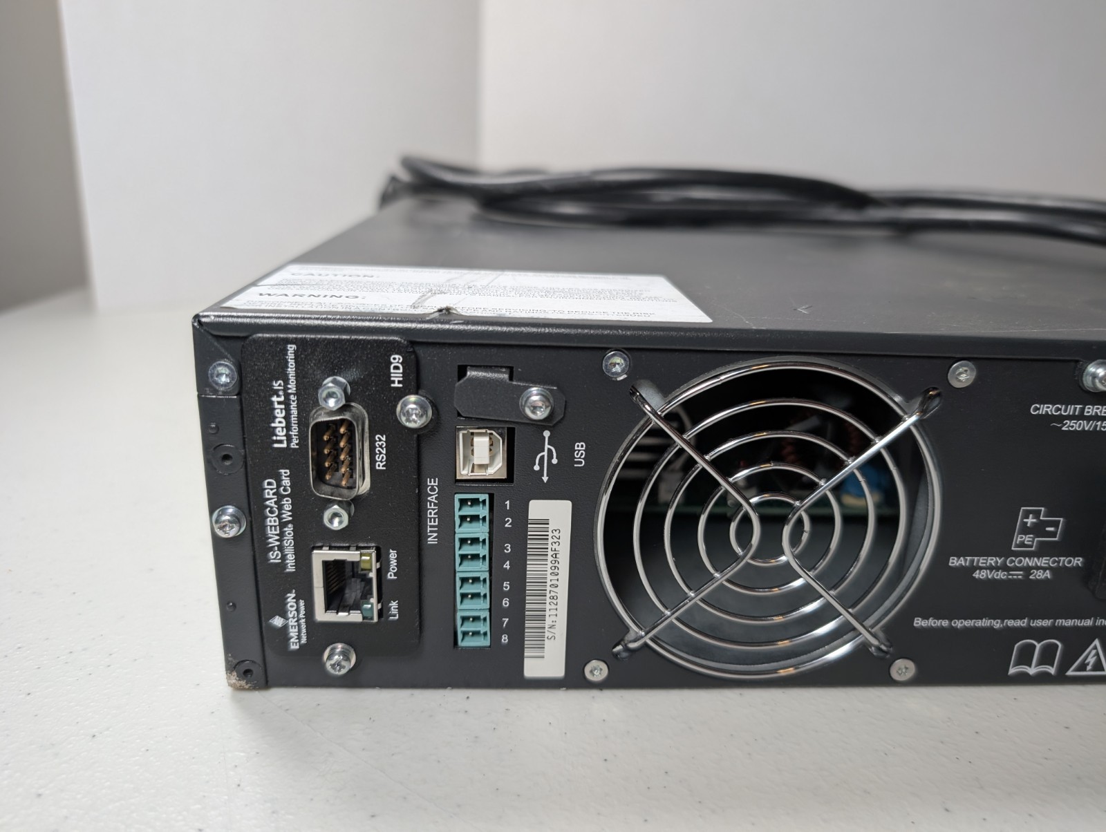 Liebert vertiv Emerson GXT3-1500RT120 UPS System No Batteries/Cage
