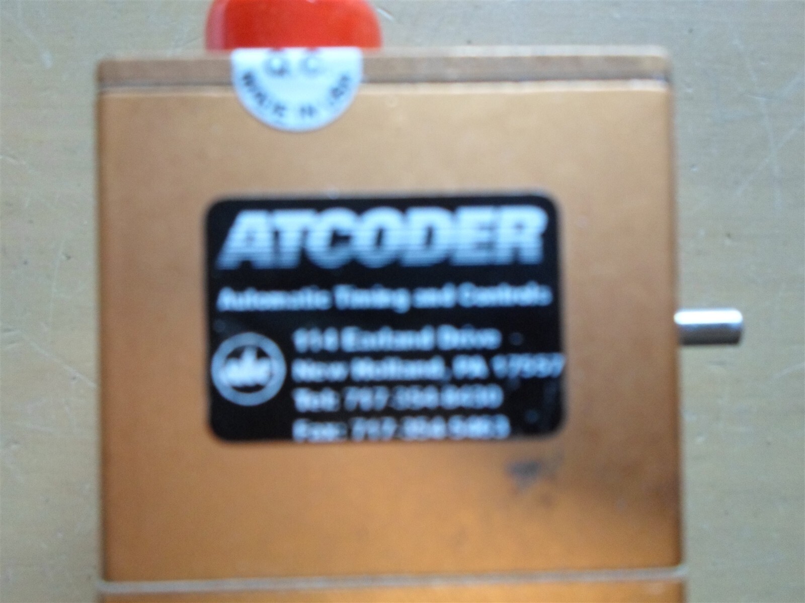 ATC Coder Rotary Shaft Encoder 901a1200n1phsx Serial: 809401 12/28VDC 1200PPR