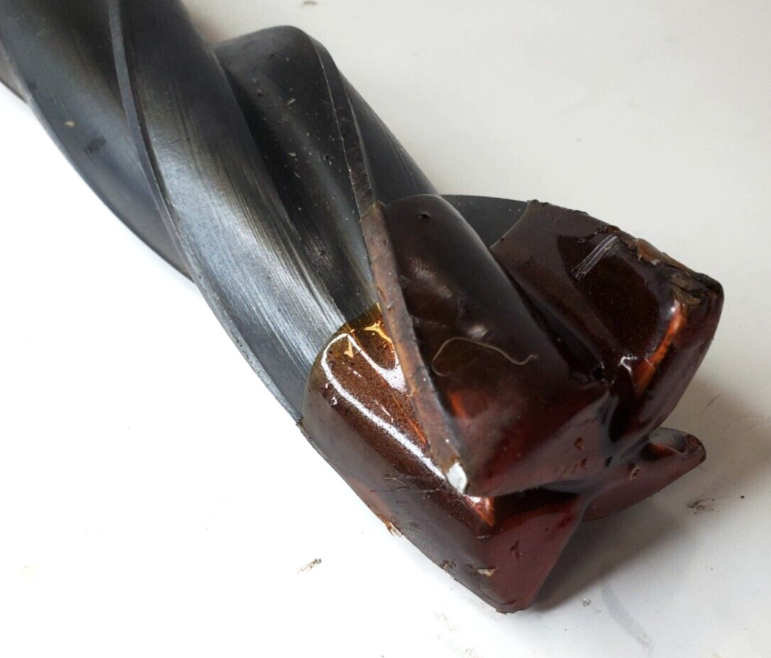 CLE-FORGE SPIRAL 4 FLUTE DRILL BIT 012408 16-7/8″ OAL 9.5″ LOC 6″ SHANK LENGTH
