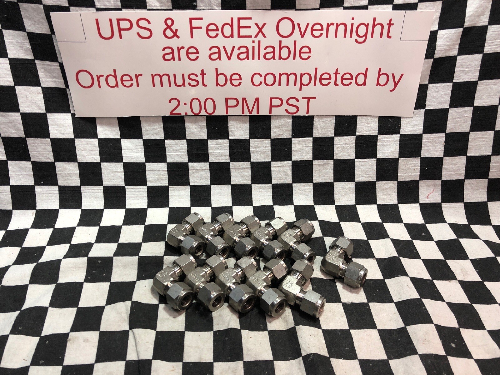 Swagelok Union Elbow, 3/8 in, SS-600-9, SS6009, LOT OF 11, SHIPSAMEDAY