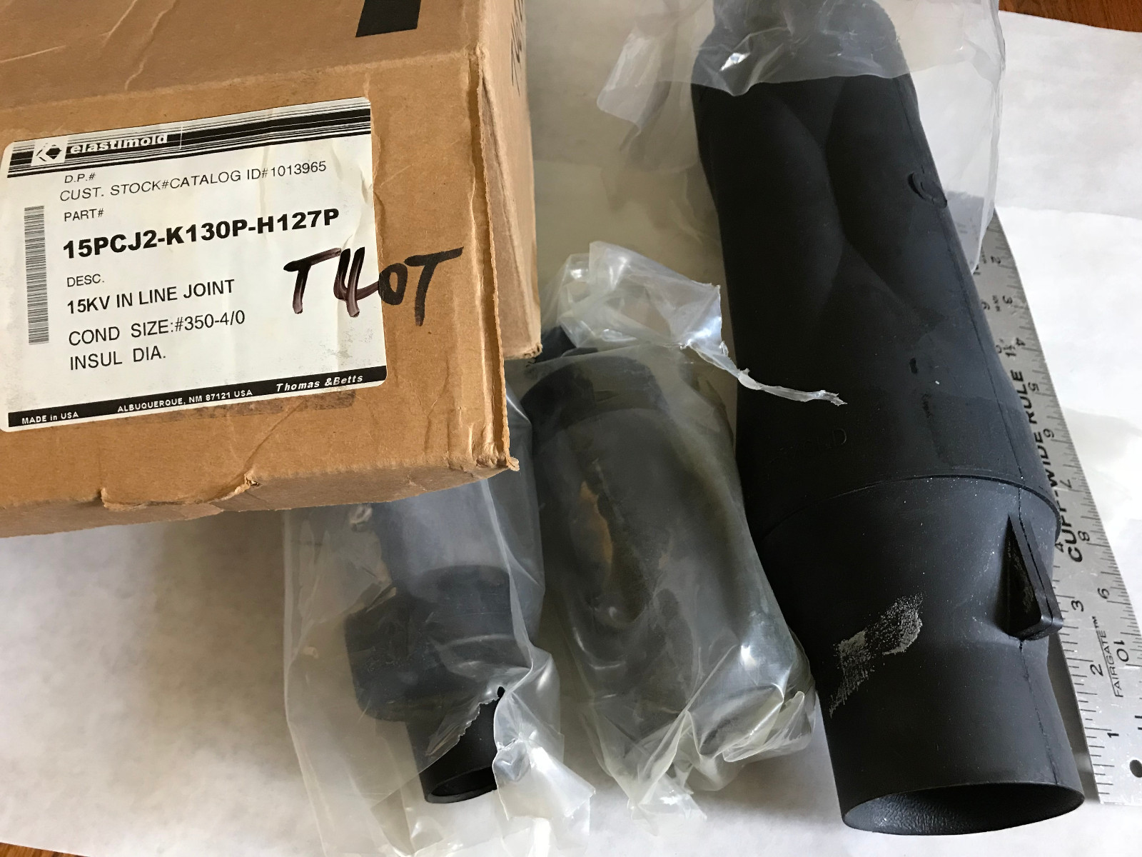 ELASTIMOLD 15PCJ2-K130P-H127P STRAIGHT CABLE JOINT15KV IN LINE 15PCJ-T 350-4/0
