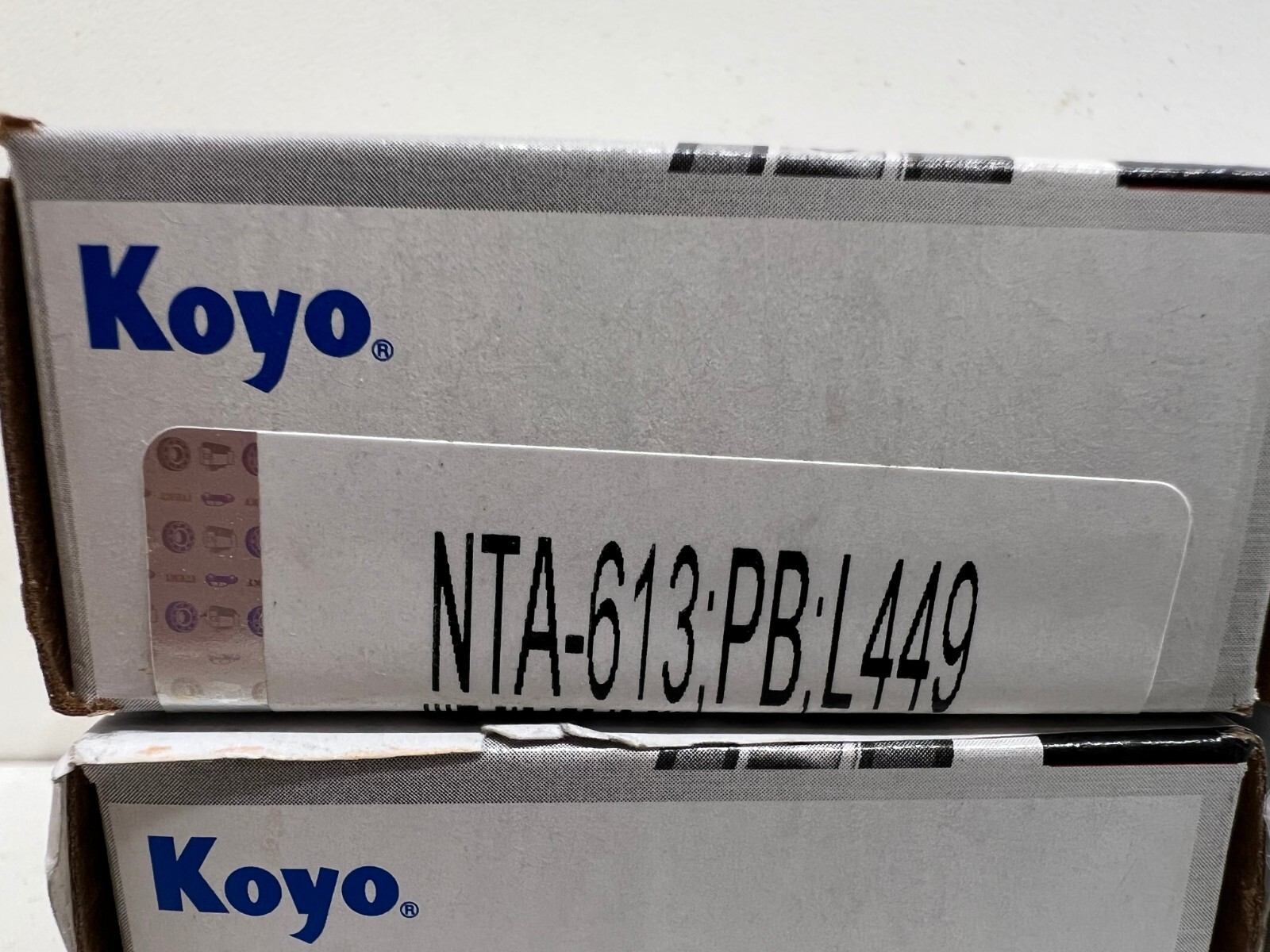 LOT OF (4) NEW IN BOX! KOYO THRUST NEEDLE ROLLER BEARINGS NTA-613
