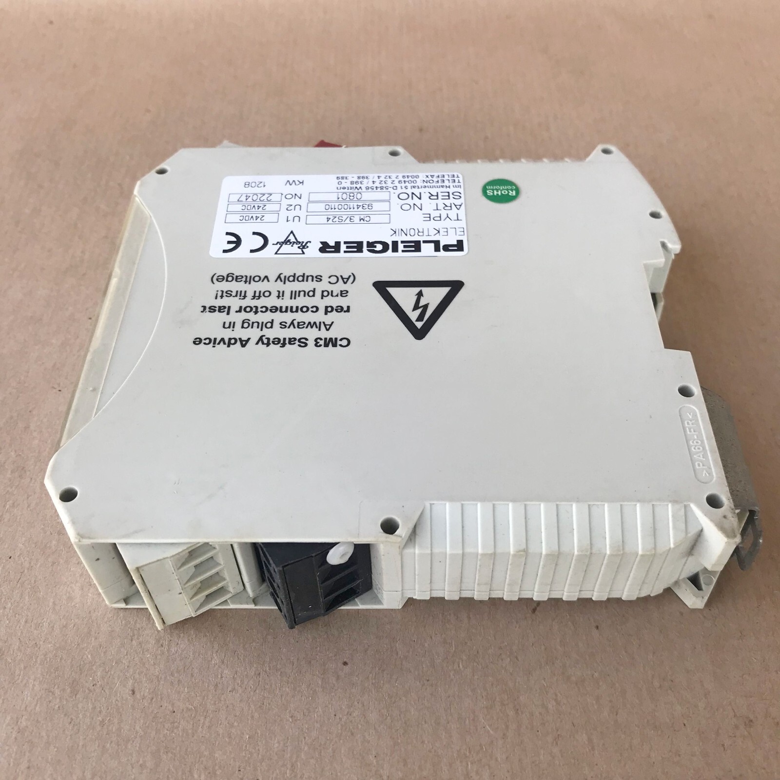 Pleiger CM3/S24 Control Module 9341100110