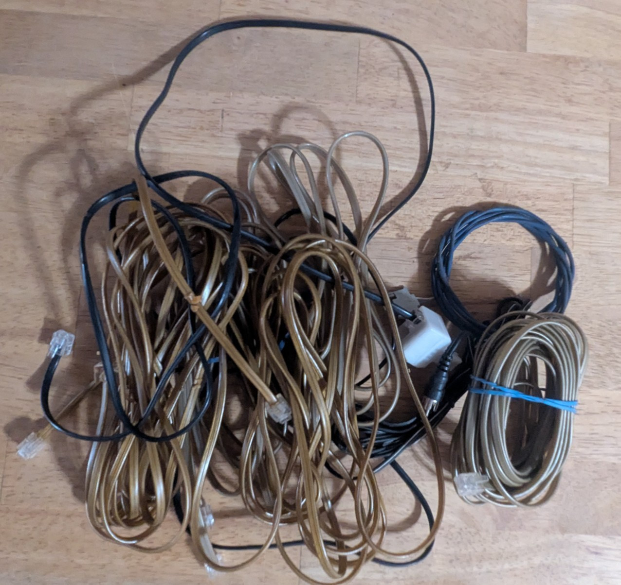 HUGE LOT Vintage Telephone Repair Parts, Mostly New Old Stock Adapters, Hardware