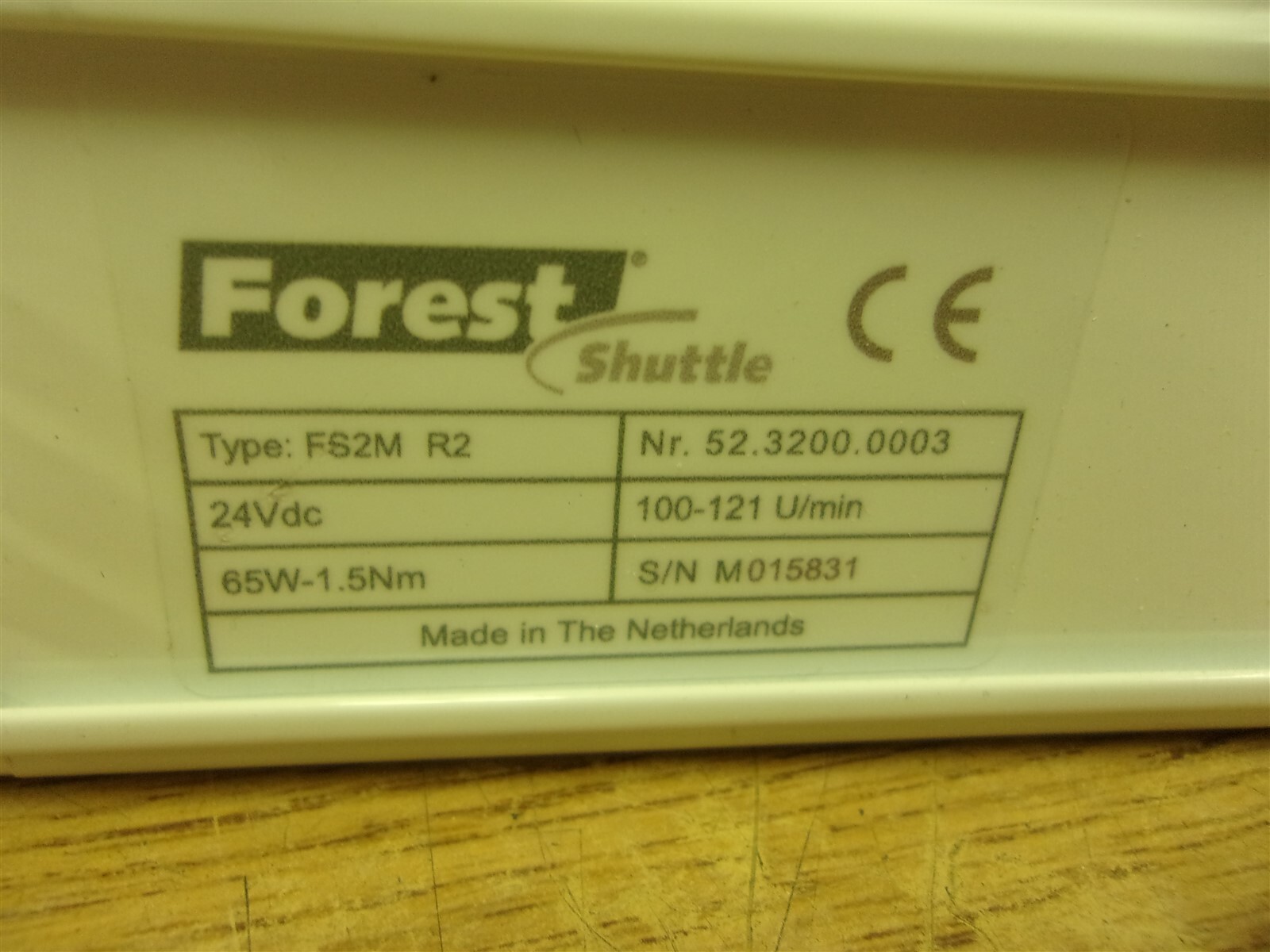 NEW Forest Shuttle Motor Receiver White 5232000003 “M” type FS2M *FREE SHIPPING*