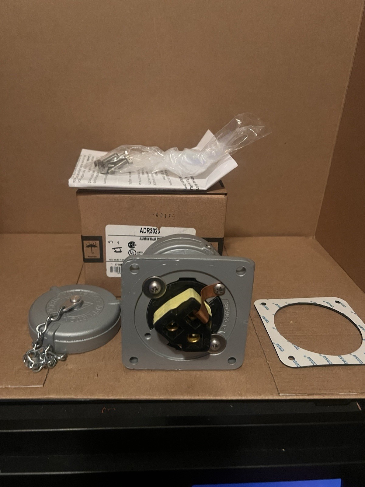 Appleton ADR3023 PowerTite 30A 250-600V Industrial Receptacle NEW