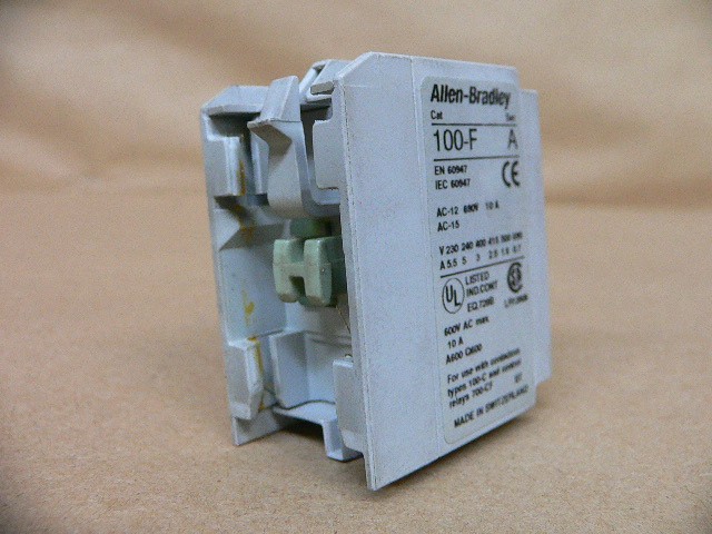 Allen Bradley Auxiliary Contact Block 100-F A11 100F Ser A 690V 10A 10 A Amp