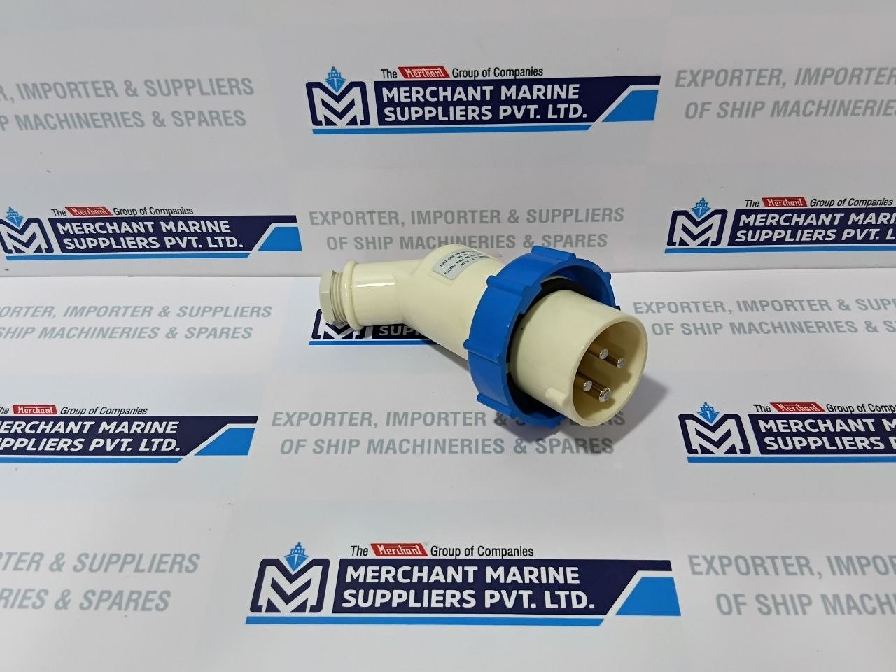 Marine W.T. Plug P12-3B 200-250VAC IP56 16/20A-9h
