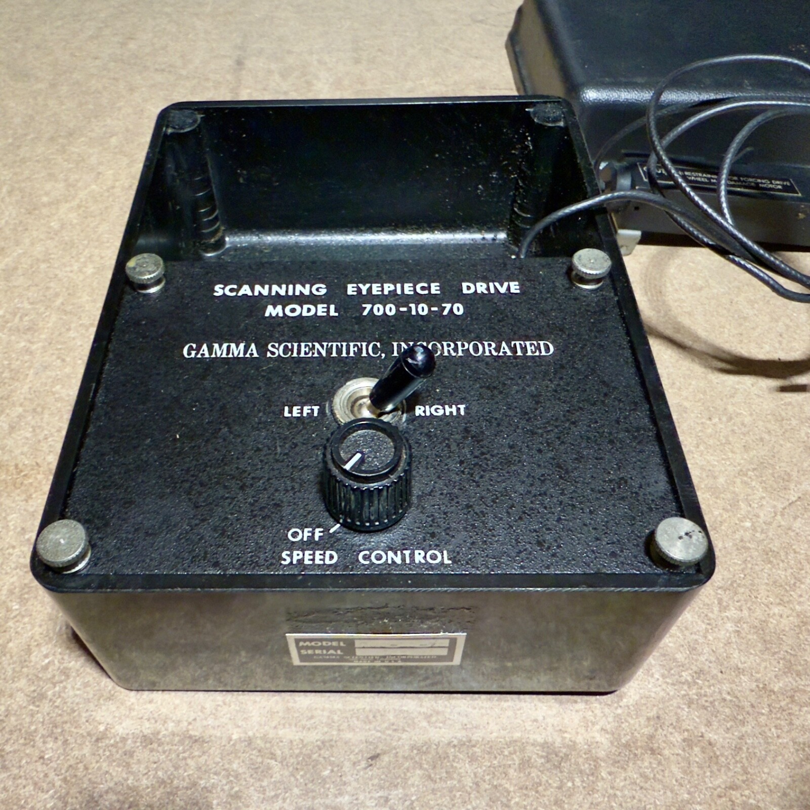 EG&G Gamma Scientific Model 700-10-70 Scanning Eyepiece Drive