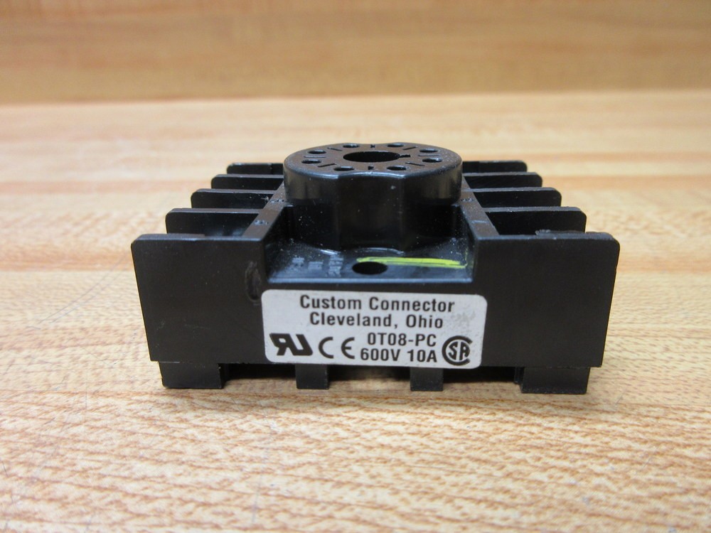 Custom Connector 0T08-PC Relay Socket OT08PC