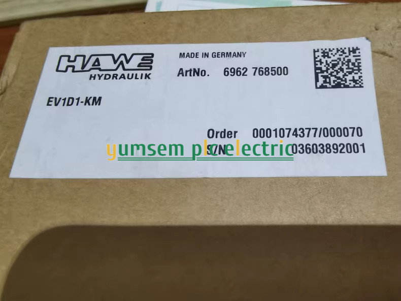 HAWE original EV1D1-KM amplifier, brand new unopened stock item,6962 768500