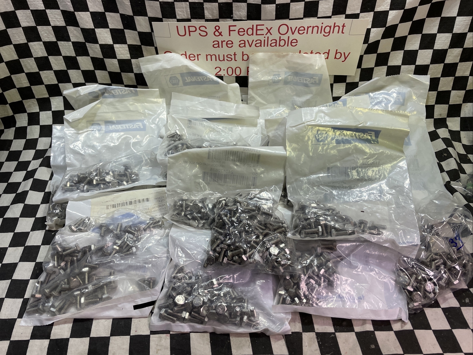 1/4″-20 x 5/8″ ASTM F593 18-8 Stainless Steel Hex Cap Screw, LOT OF 1232
