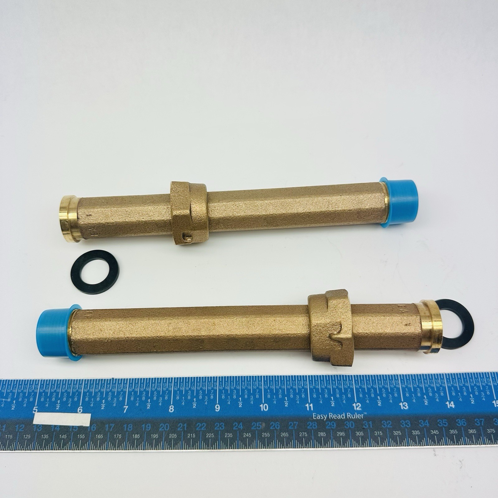 2-Pack A.Y. McDonald 5030-017, 74620Z Bronze Meter Coupling W/Wire Hole & Gasket