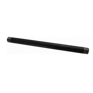 B&K 1 In Nominal Sch 40 Steel Pipe Nipple, Threaded, 18 In L