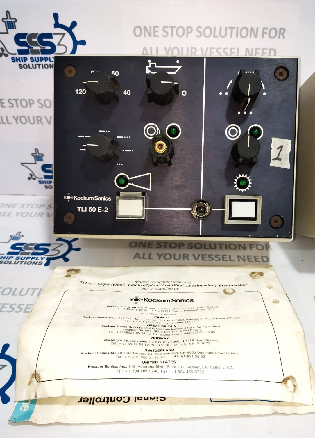 Kockum Sonics TLI 50 E-2 Signal Controller TLI 50 E2