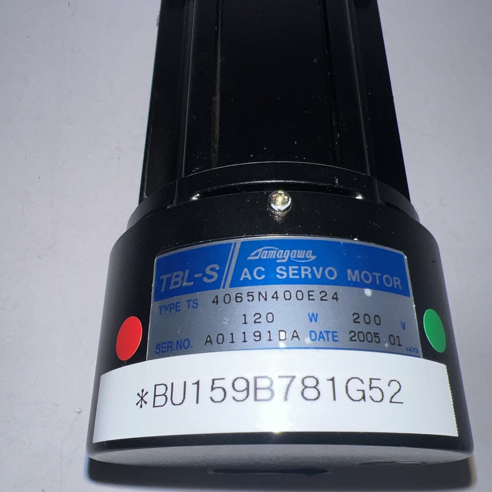 TAMAGAWA TS4065N400E24 AC SERVO MOTOR