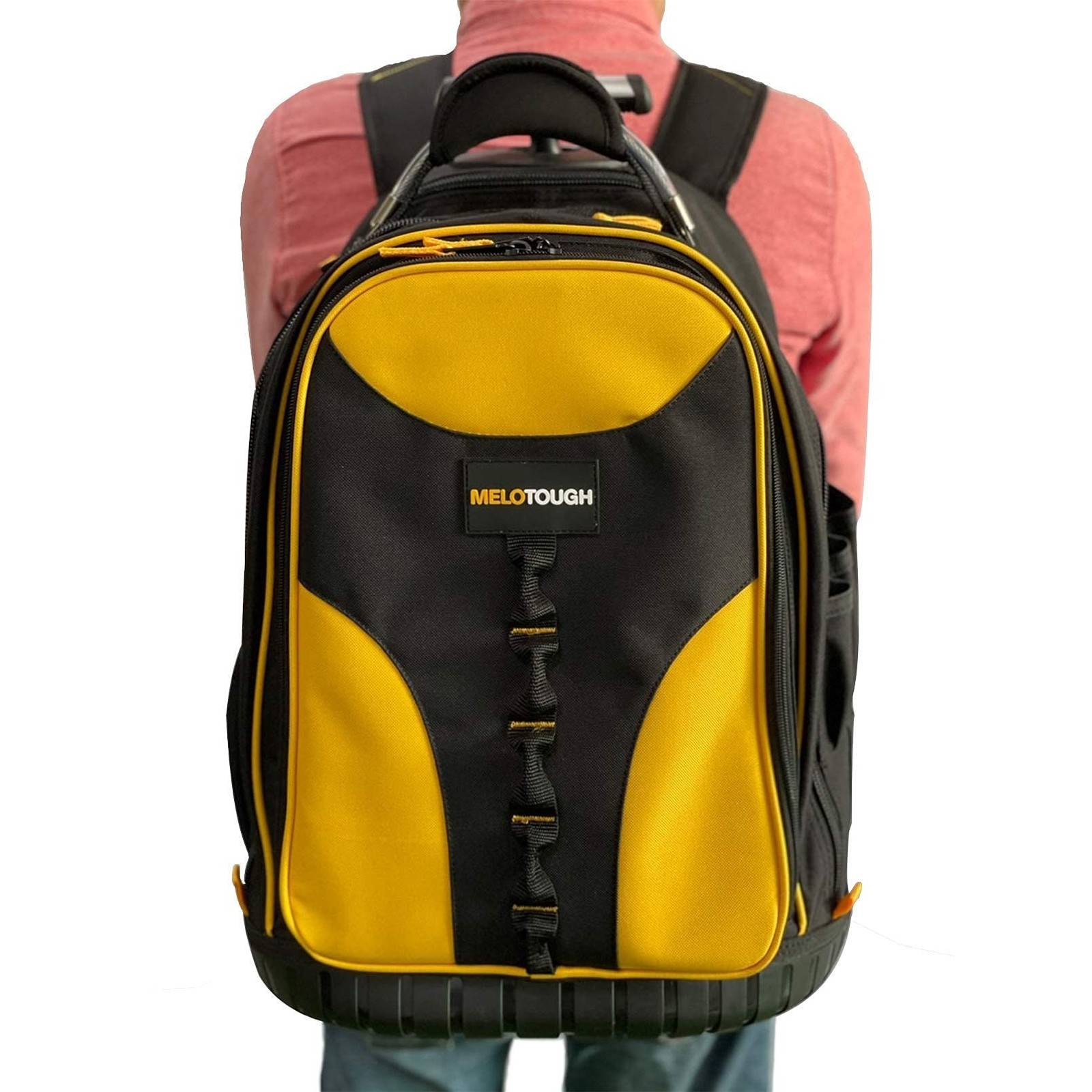 Wheeled Rolling Tool Bag Heavy Duty Tool Backpack for Men Tool Organizer Bag …