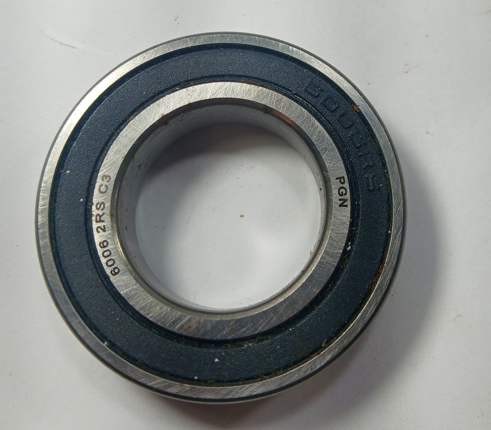 1 NEW PGN 6006 2RS C3 RADIAL DEEP GROOVE BALL BEARING NNB ***MAKE OFFER***