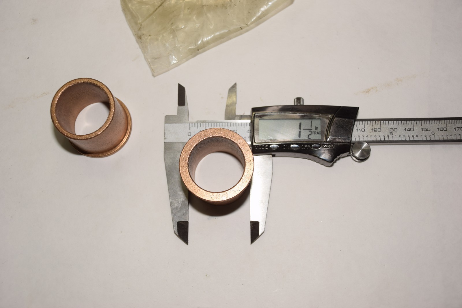 (PK OF 2) SF-4048-24 SF404824 1.25×1.503×1 – 1/2×1-11/16×1/8 BRONZE FLANGE NEW