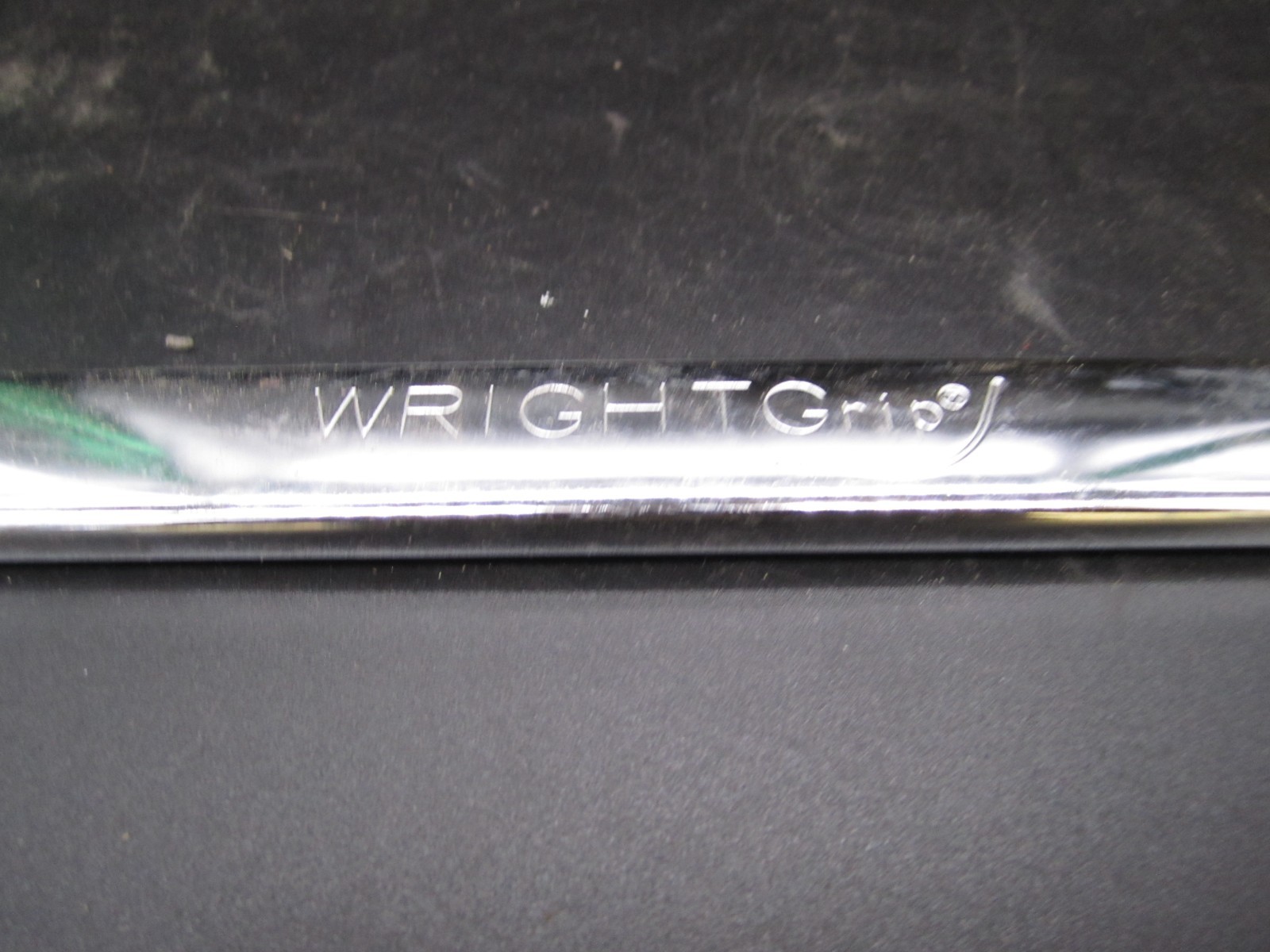 Wright Grip 1236 1-1/8” Open End Wrench Chrome finish Used Free Shipping