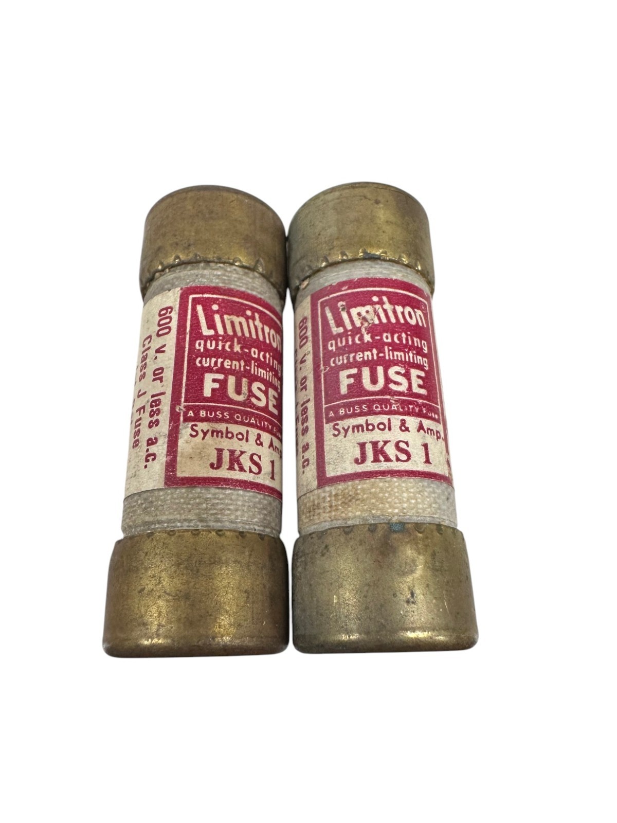 NEW BUSSMANN LIMITRON JKS-1 QUCK ACTION 600VAC Class J FUSE (CLASS OF 2) *SALE*