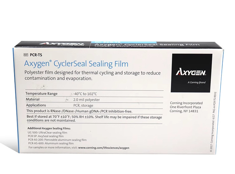 100 sheets/box For AXYGEN PCR transparent sealing film PCR-TS