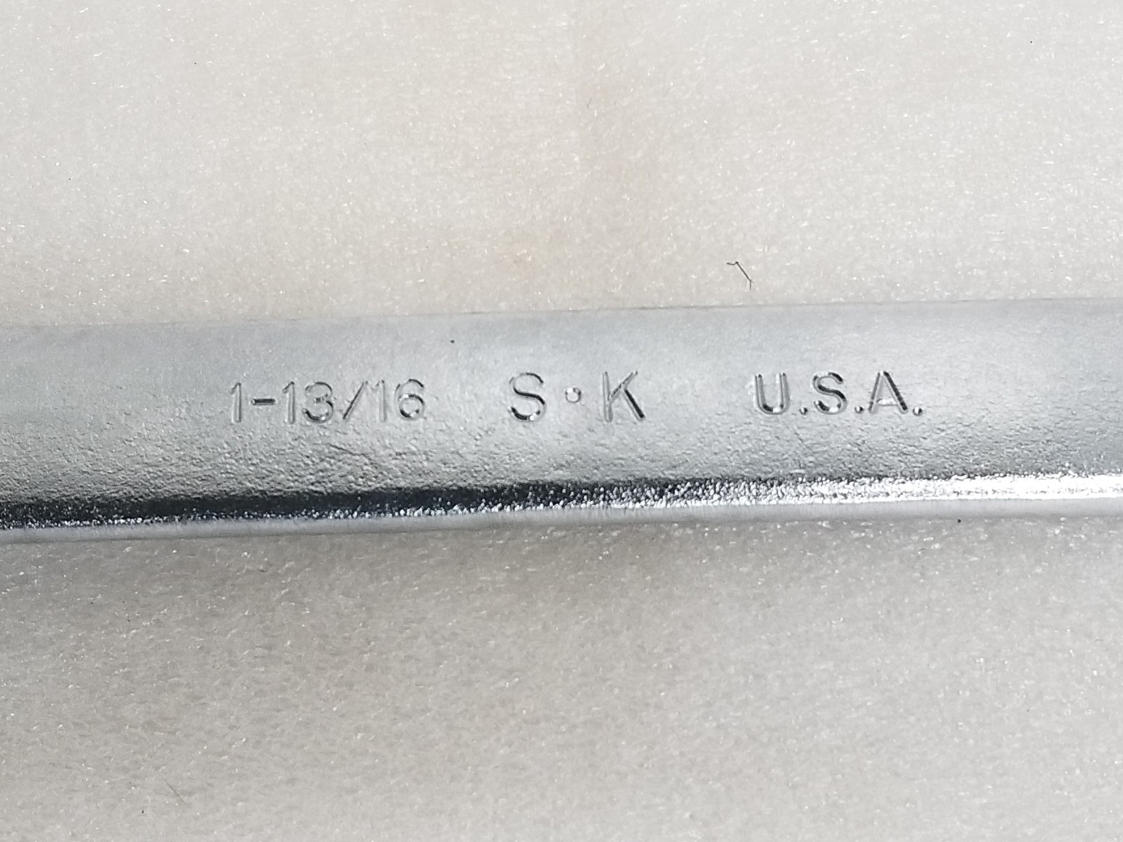 S-K Tools C58 Combination Wrench 1-13/16″ SurGrip 12-Point 24″-OAL Made in USA