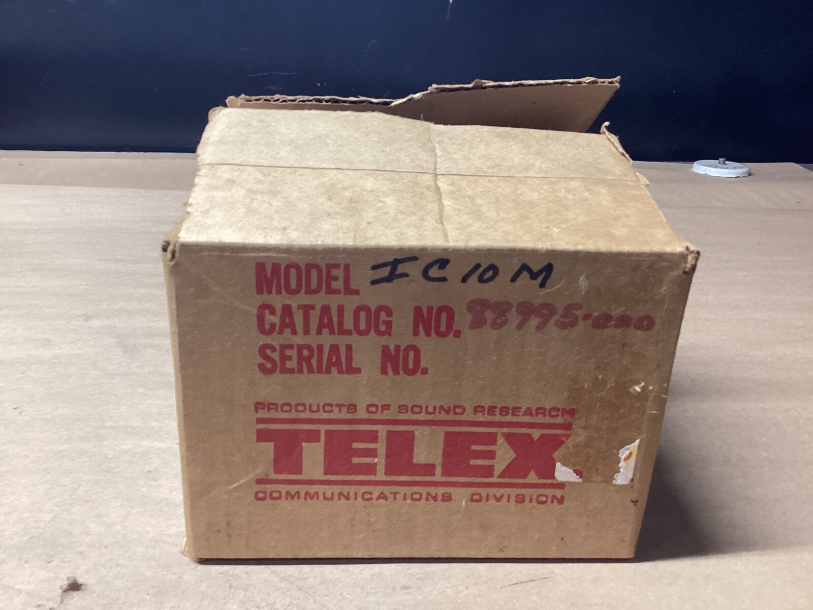 TELEX IC-10M HEADSET INTERCOM SYSTEM INSTALLATION #111E110PR6*CO