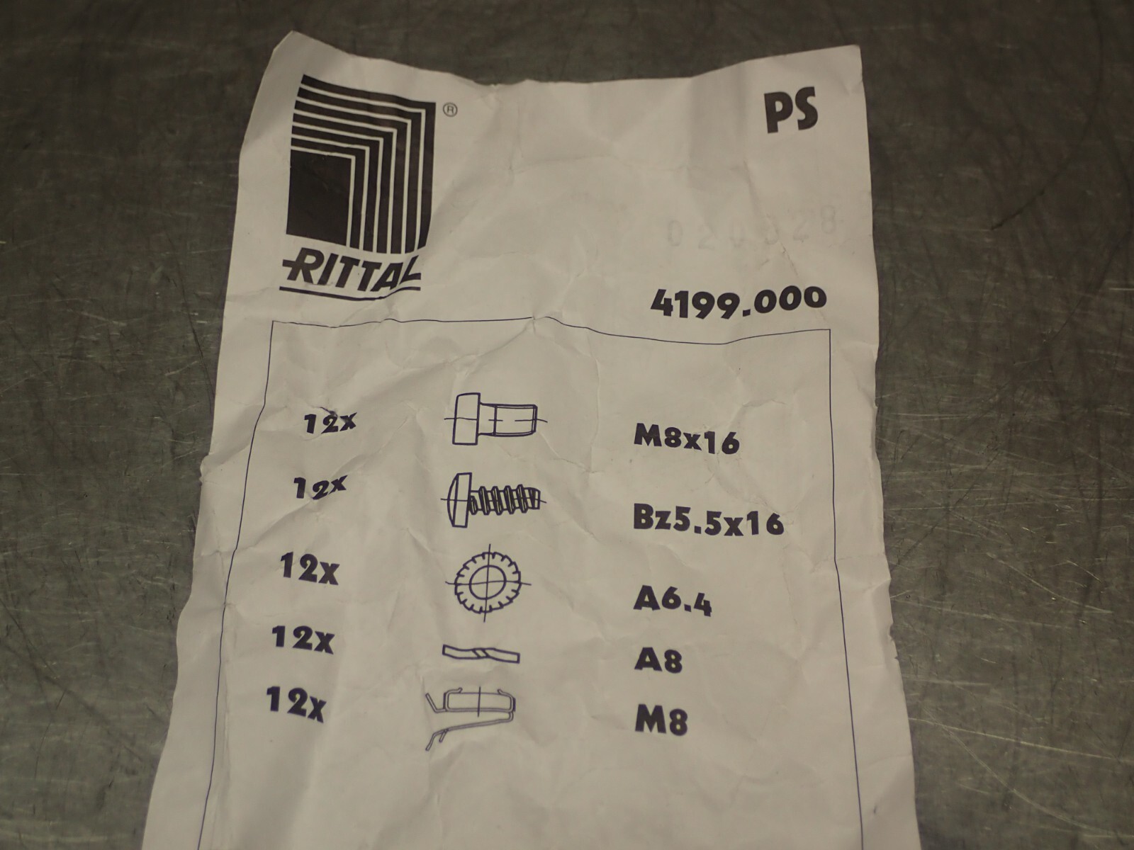 Rittal 4199.000 Spacer Die Cast Kit New Old Stock See All Pictures