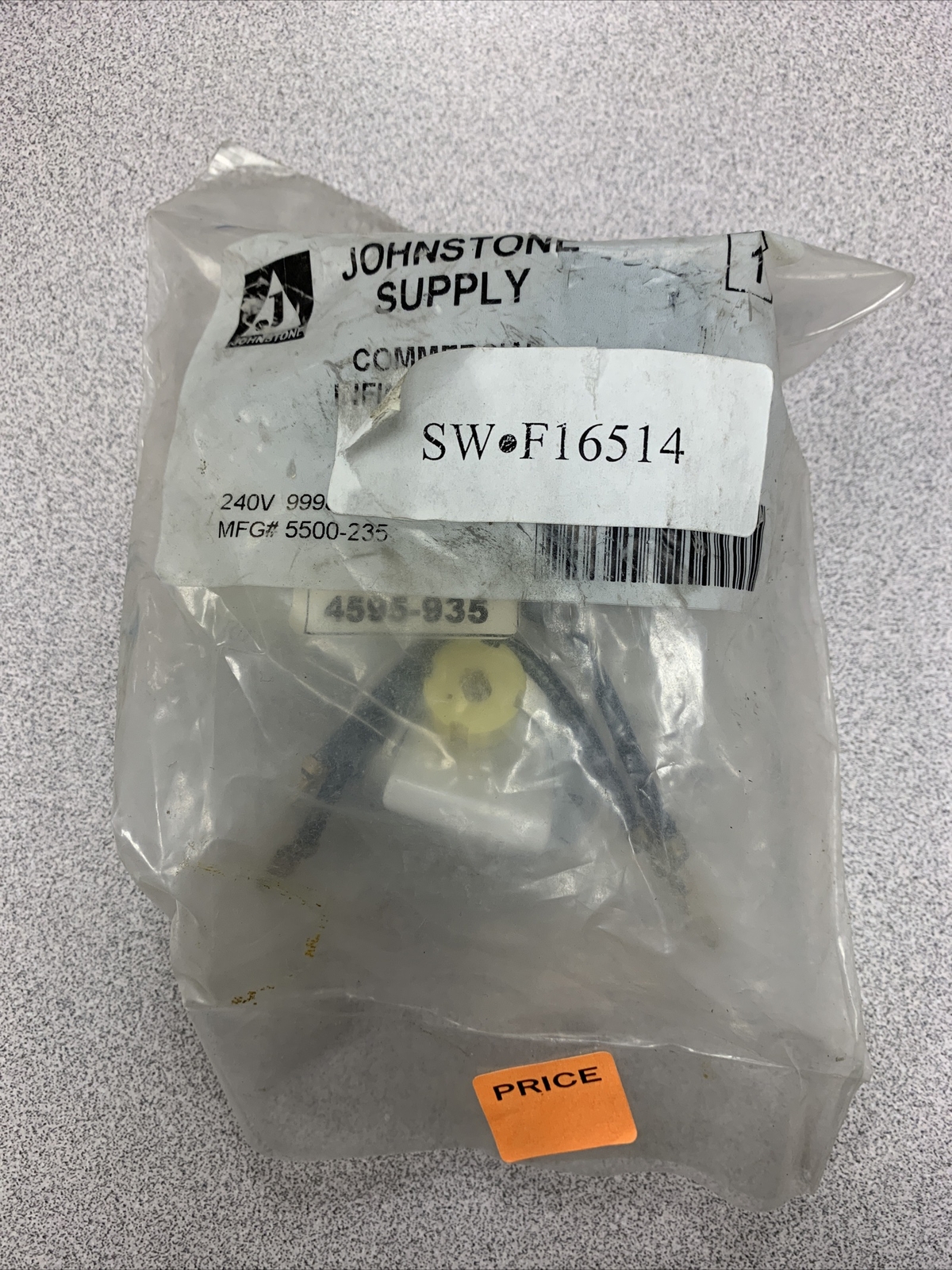 Johnstone Supply Electric Range Switch F16-514, MFG #5500-235