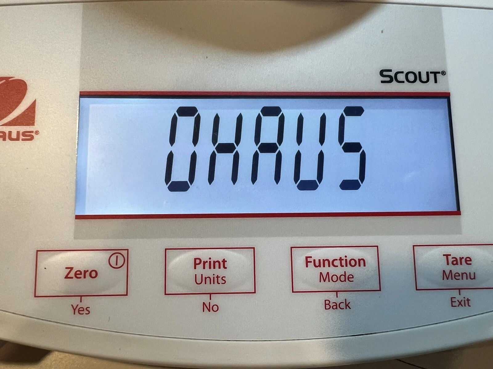Ohaus Scout SPX123 Portable Precision Balance – White