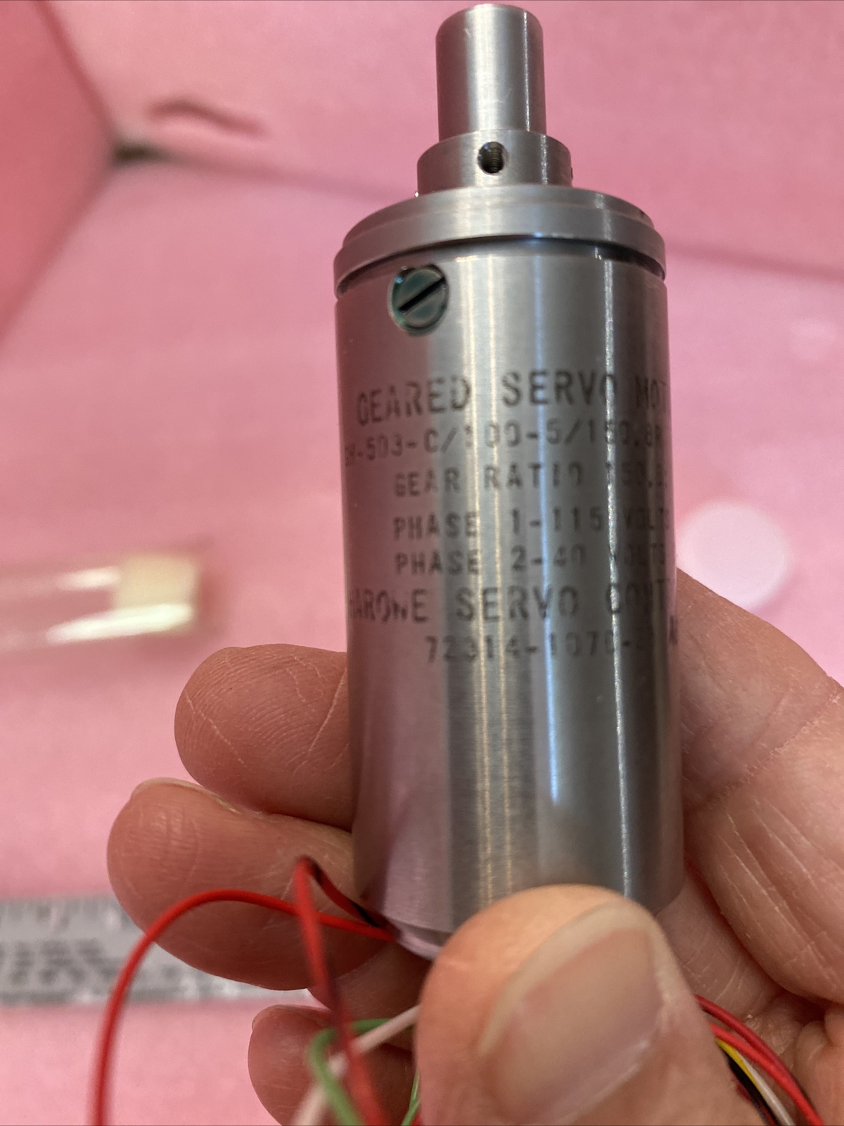 Harowe Servo Controls Geared Servo Motor Geared Ratio 150.8:1