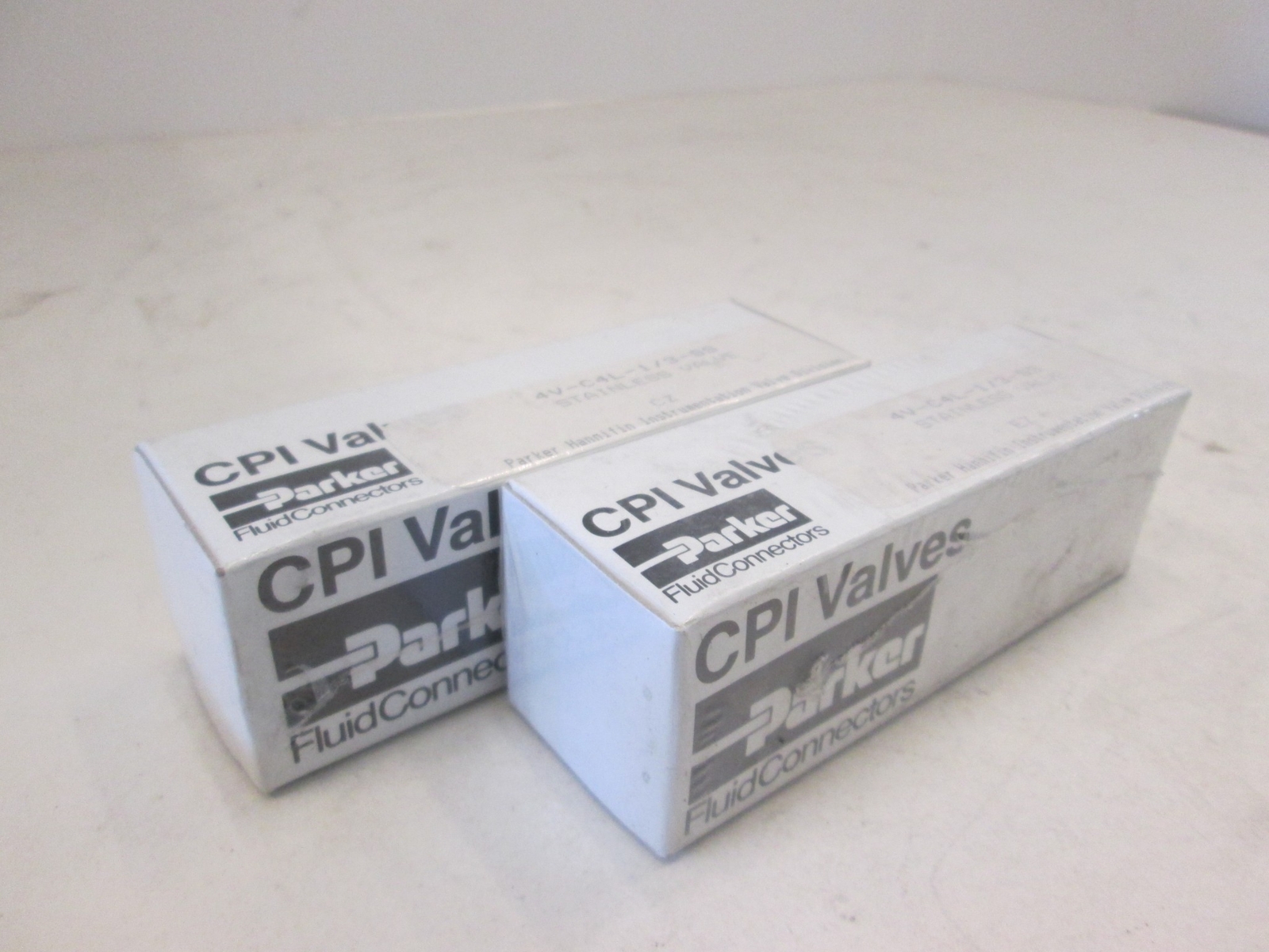 Parker, 4V-C4L-1/3-SS, Check Valve, New Unopened, Lot of 2