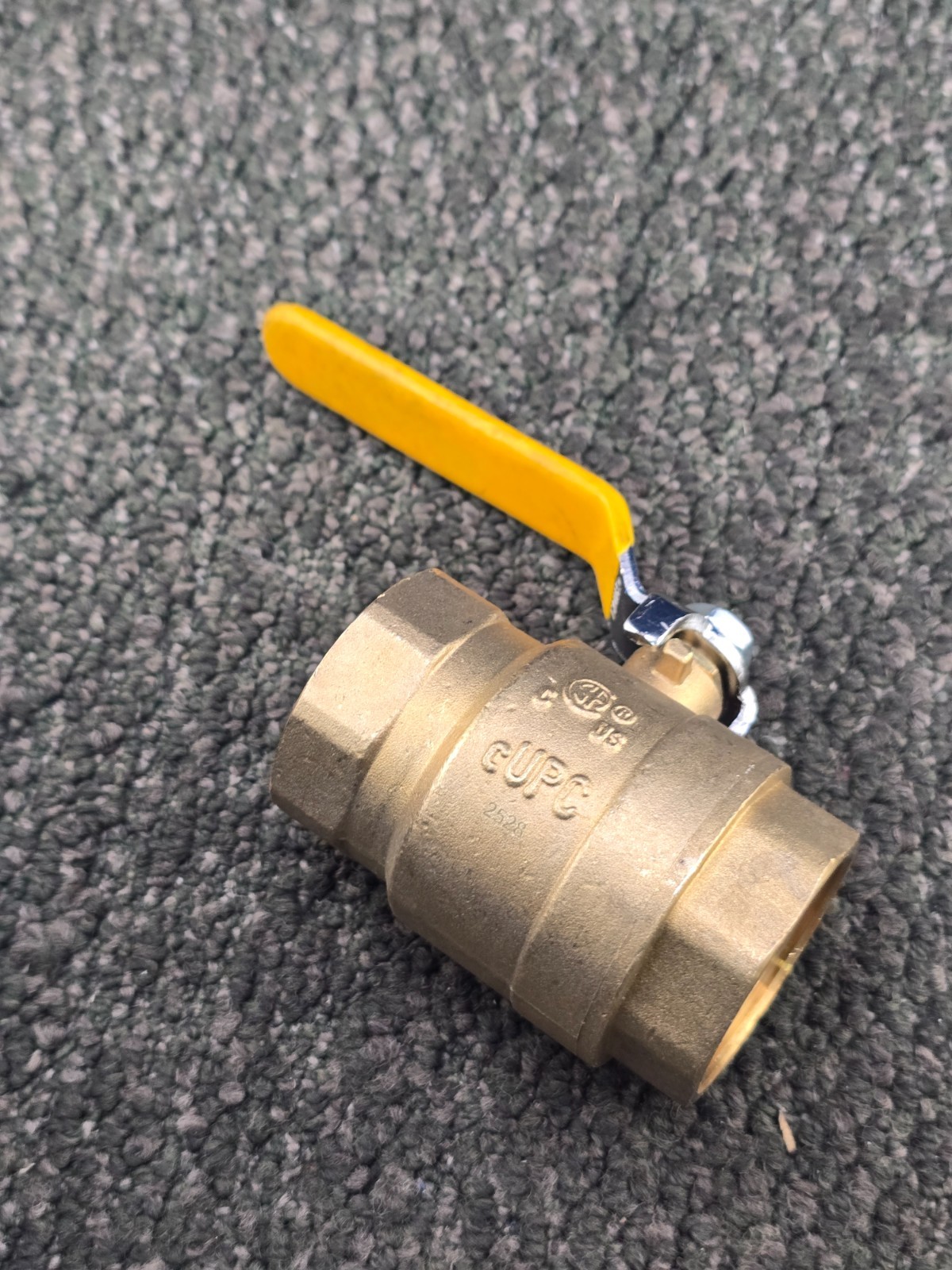 (QTY 2) BLUEFIN 1-1/4” 600WOG BRASS FULL PORT BALL VALVE