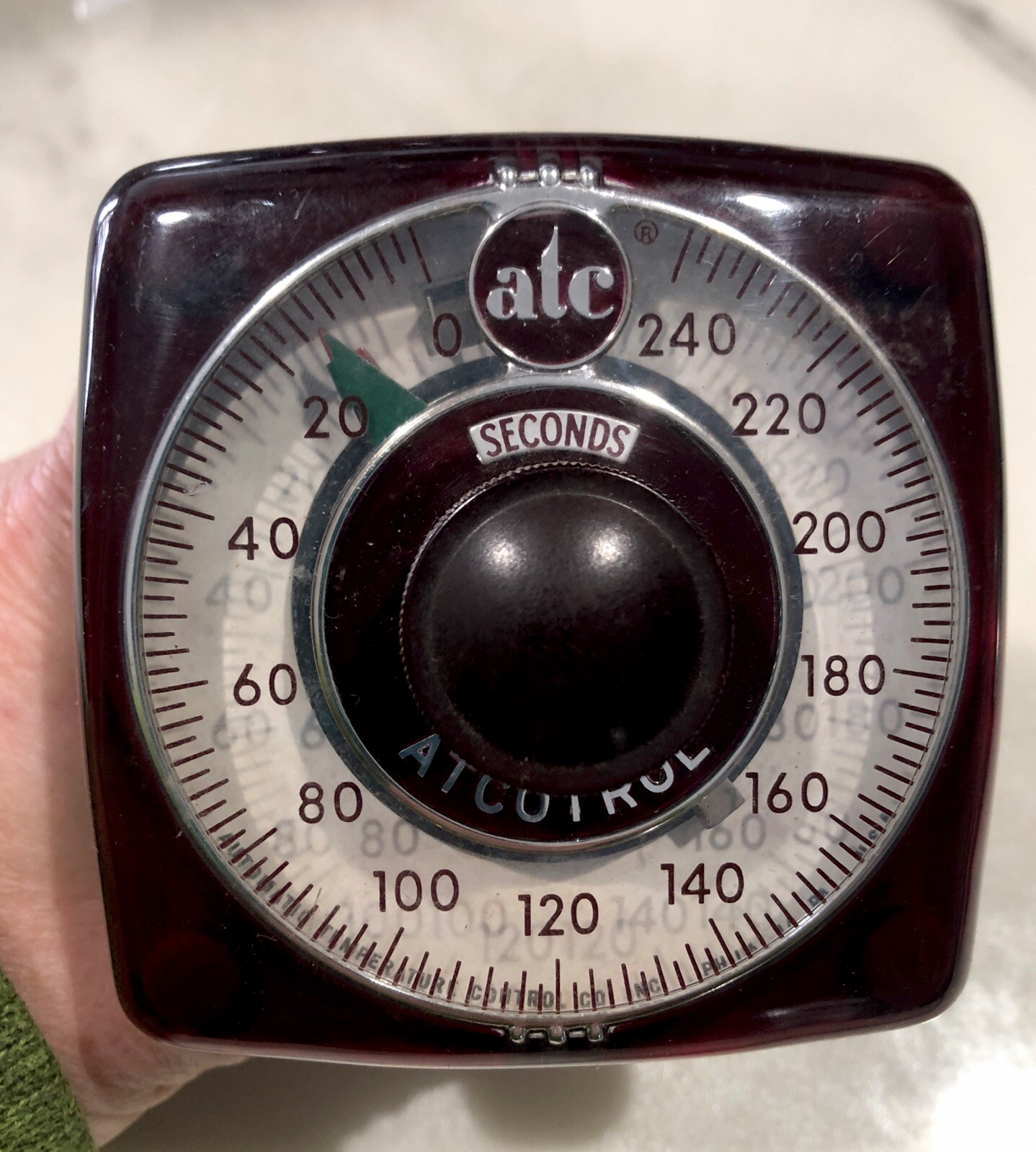 ATC ATCOTROL Type 305. 0 – 240 SECOND RESET TIMER. New Old Stock. W/hardware