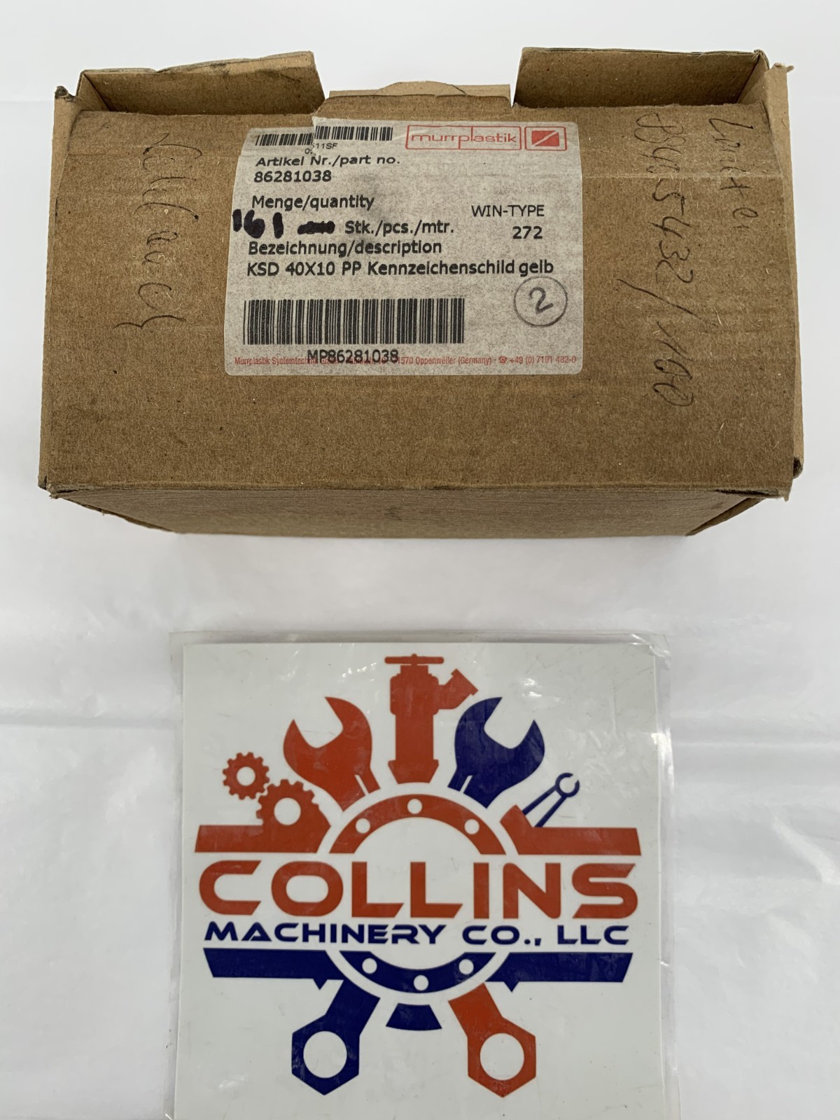 Murrplastik 86281038 KSD 40X10 PP Labelling KSD/KSB 161 Label Plates