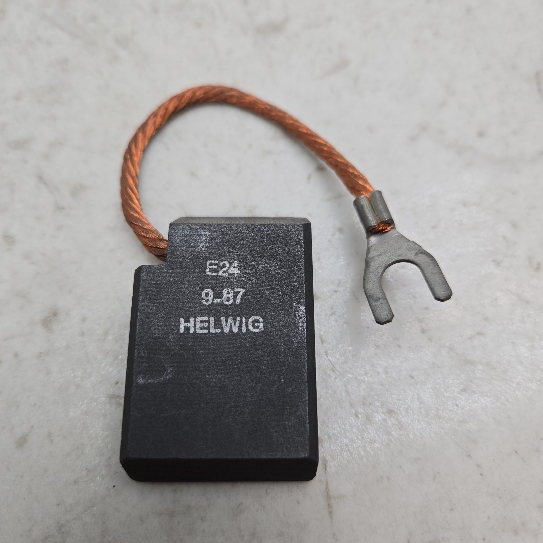 5 Pack Helwig Carbon E24 9-87 Tamped Carbon Brush 1-1/4″ x 2″ x 1/2″ New