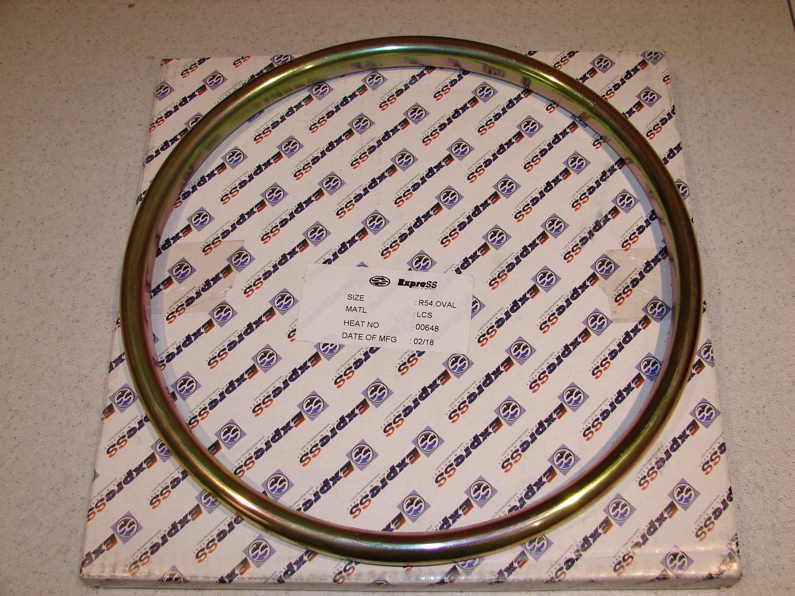 *NEW* SS MIP 6A-0415 R54 S-4 00648 Oval Ring Sealing Joint Gasket